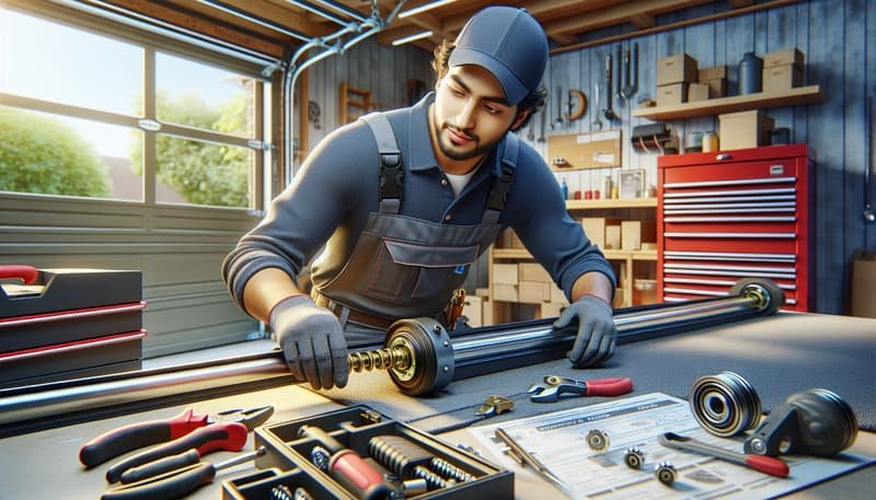 Garage Door Roller Replacement service in Redding Ridge
